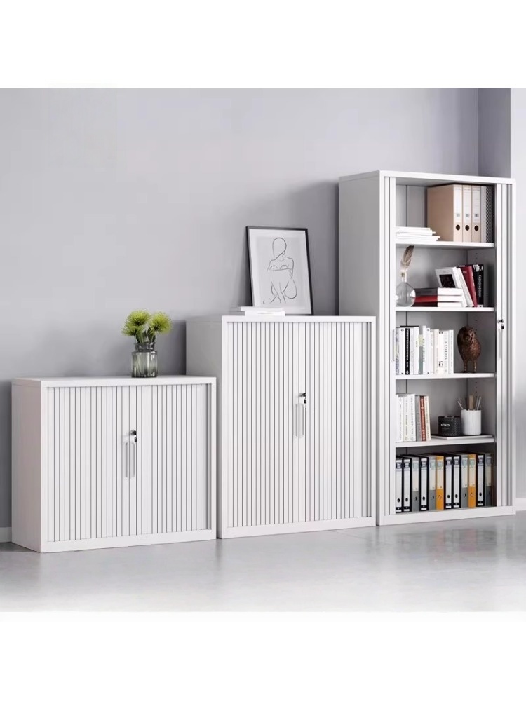 Rolling shutter door filing cabinet